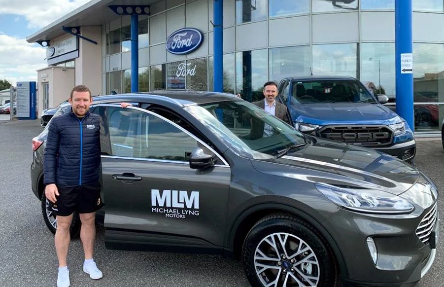 Richie Hogan collected his new Kuga