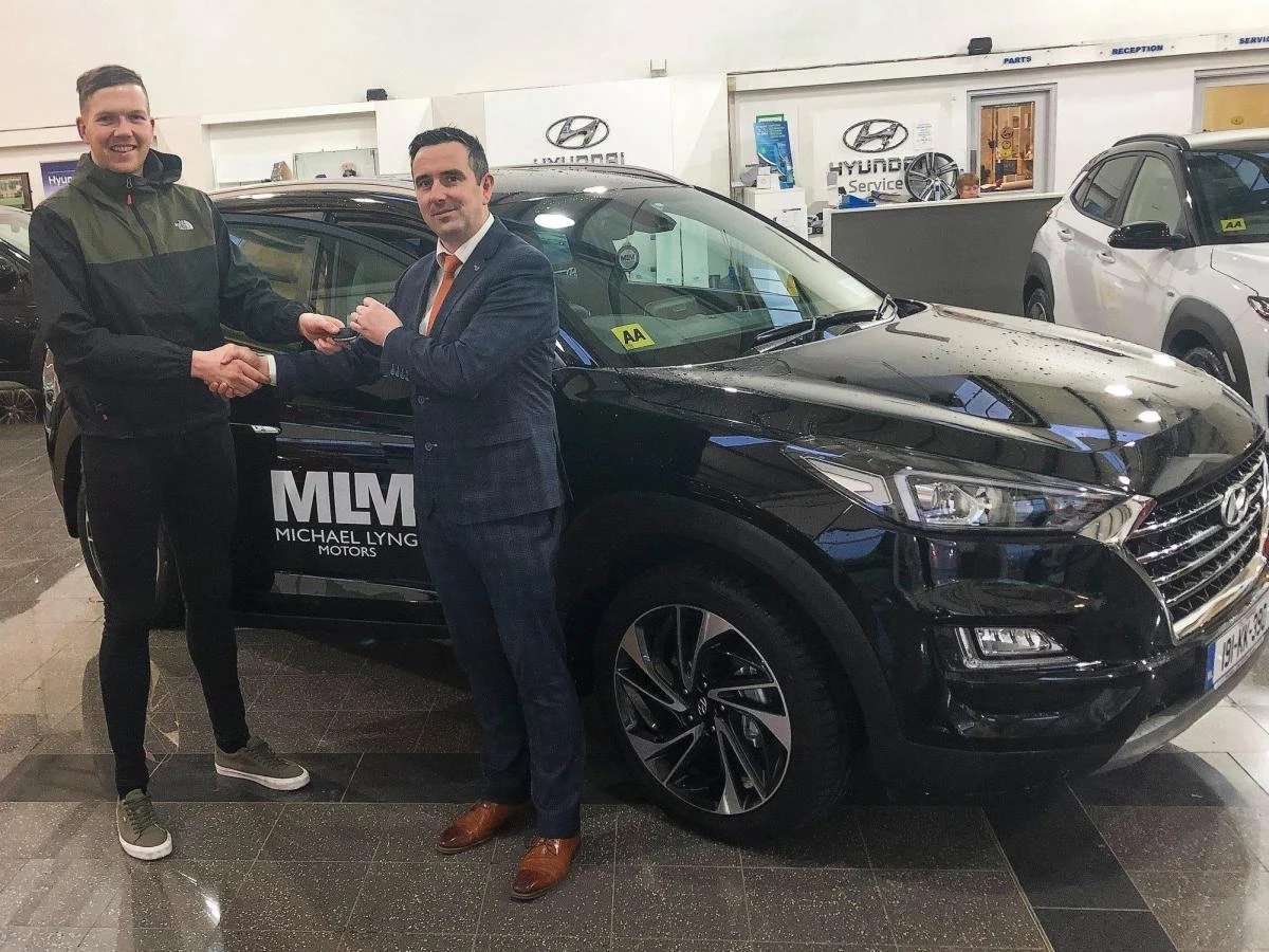 Walter Walsh Collects His 191 Hyundai Tucson