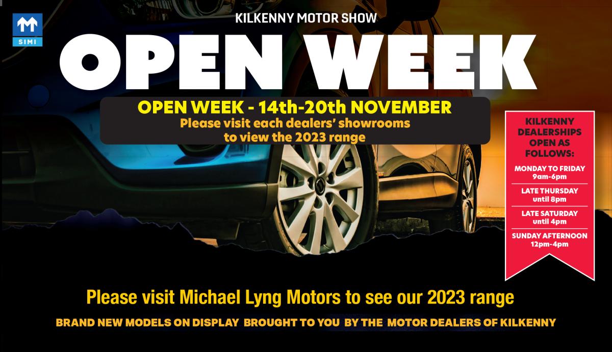 Kilkenny Motor Show OPEN WEEK