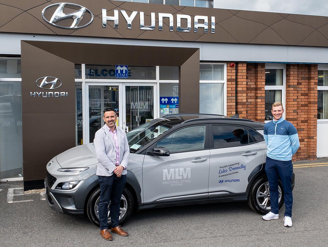 Luke Donnelly with his new Hyundai Kona