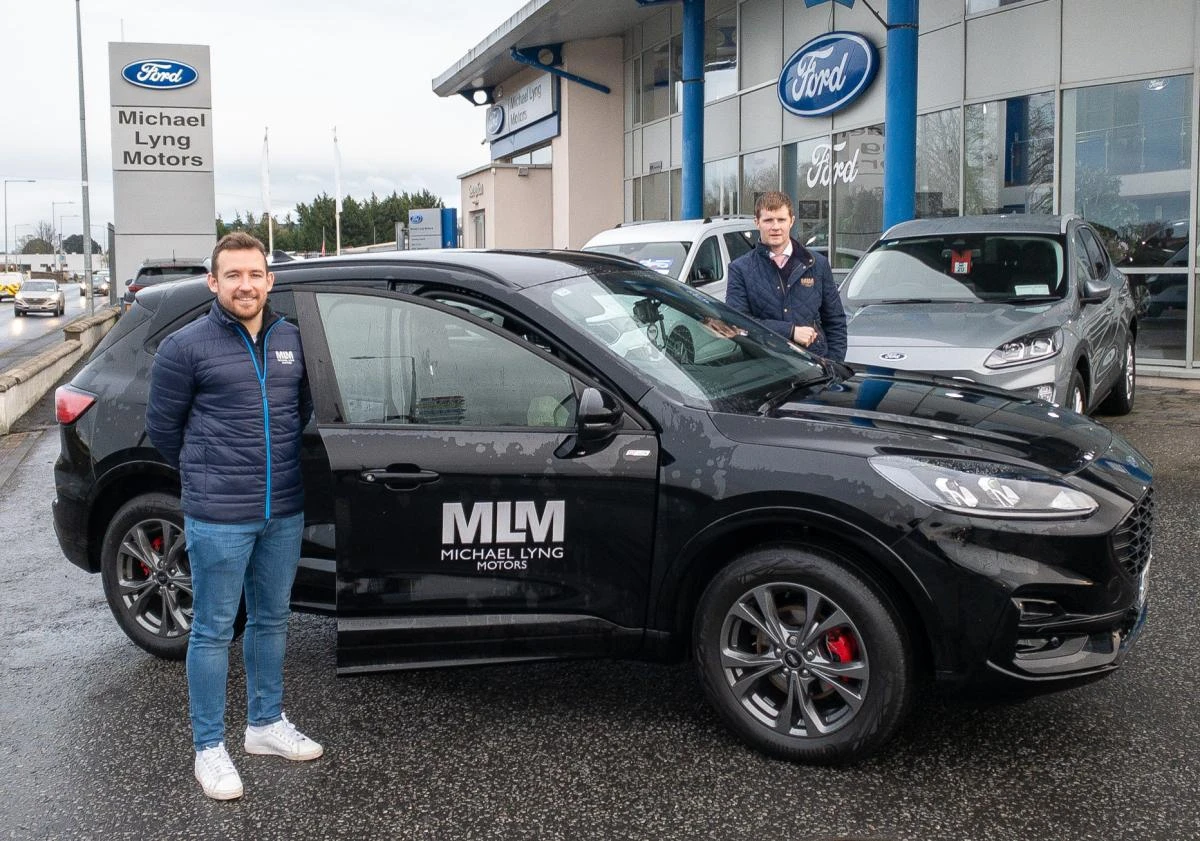 Richie Hogan collected his new 231 Ford Kuga.